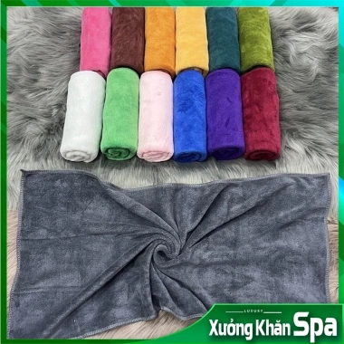 Khăn Lau Xe Ô Tô KT Lớn 70x140 Siêu Mềm Mịn Thấm Hút Cực Tốt Độ Thấm Nước 10