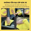 Khăn lau xe ô tô microfiber 2 lớp siêu thấm mềm - Cho ô tô & xe máy, giá 14.000₫ 5