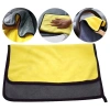 Khăn Lau Xe Ô Tô Microfiber 2 Mặt Vàng‑Xám Siêu Thấm, Dày Dặn, Không Đổ Lông – 9.791đ 2