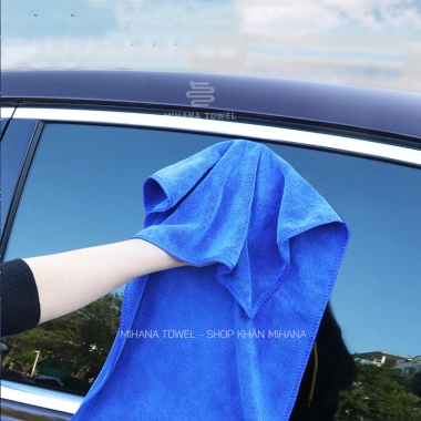 Khăn lau xe ô tô, xe hơi Microfiber dày dặn, mềm mịn, thấm hút nước 6.500 VND 2