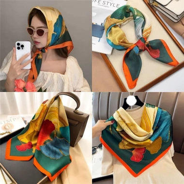 Khăn lụa đa chức năng vuông 70x70cm A105 – Phụ kiện thời trang sang trọng, giảm còn 28.999 VND