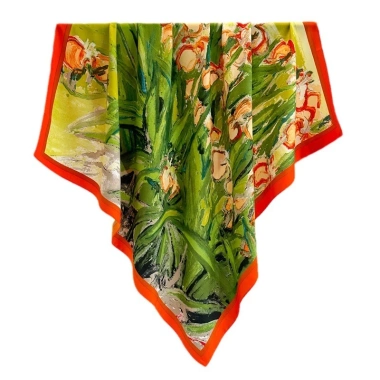 Khăn lụa vuông 90x90cm cao cấp - Hàng mới, thời trang và ấm áp, giá chỉ 70.000₫