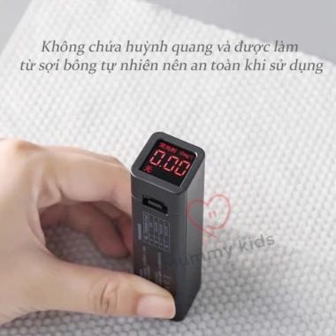 Khăn Mặt Khô ANIMERRY Dạng Cuộn 15x20cm 40 Tờ - Thấm Hút, Mềm Mại, Giá 18.500 8