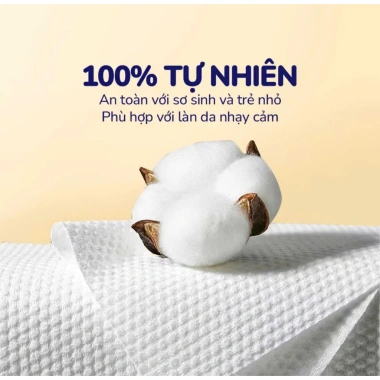 Khăn Mặt Khô Đa Năng Hữu Cơ C&E Cotton Tissue Dùng Một Lần - Giá 85.000 VNĐ