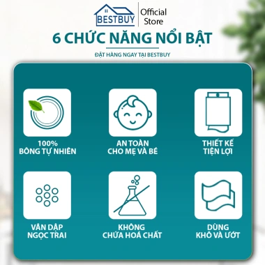 Khăn Mặt Khô Dùng 1 Lần Dạng Rút - Túi Treo Tường, Thấm Hút, Giá 85.000₫