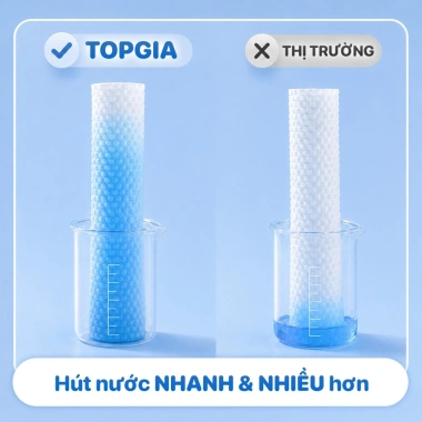 Khăn mặt khô rút Top Gia dùng 1 lần, mềm mịn, an toàn cho da - chỉ 49.000₫ 6