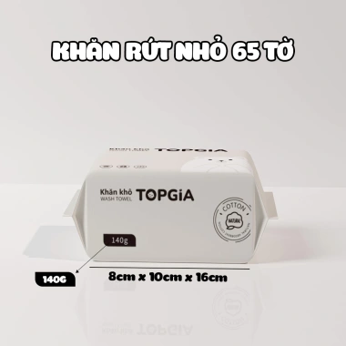Khăn mặt khô rút Top Gia dùng 1 lần, mềm mịn, an toàn cho da - chỉ 49.000₫ 10