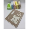 Khăn mặt trẻ em Kokoya cao cấp 100% cotton hình mèo cá - Giá chỉ 32.000đ 10