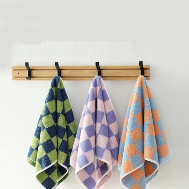 Khăn mặt trời Retro kẻ sọc cho người lớn, cotton mềm mại, phòng tắm, bơi, spa - 82.968 VND