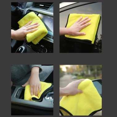 Khăn Microfiber 3m 2 Mặt Siêu Thấm Hút Nước Lau Ô tô Tiệm Tóc - Giá 29.610₫ 7