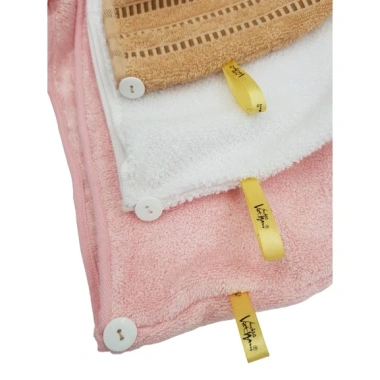 Khăn Quấn Tóc 100% Cotton KT26x67 cm - Nhanh Khô Siêu Tốc, Giá chỉ 59.000₫ 6