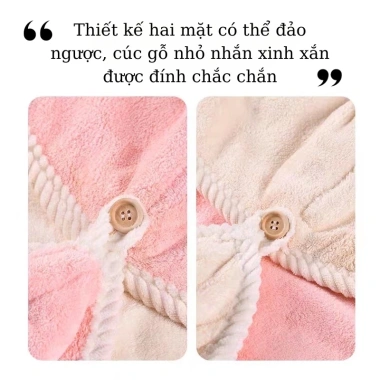Khăn quấn tóc 2 lớp LuxBi - ủ tóc nhanh, khô siêu thấm hút lông cừu san hô, đa năng gội đầu, giảm còn 36k 4 Khăn quấn tóc 2 lớp LuxBi - ủ tóc nhanh, khô siêu thấm hút lông cừu san hô, đa năng gội đầu, giảm còn 36k 4