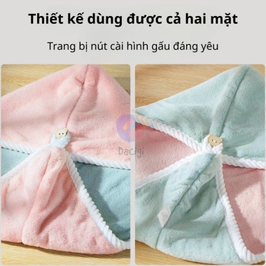 Khăn Quấn Tóc 2 Lớp Siêu Thấm Nước, Nhanh Khô - Lông Cừu San Hô Mềm, 28.077₫ 3 Khăn Quấn Tóc 2 Lớp Siêu Thấm Nước, Nhanh Khô - Lông Cừu San Hô Mềm, 28.077₫ 3