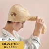 Khăn Quấn Tóc Khô Nhanh, Mềm Mại, Thấm Hút Tốt, 1 Lớp Siêu Tốc, Có Nút Cài, Thêu Hoạt Hình – Giá 35.000đ