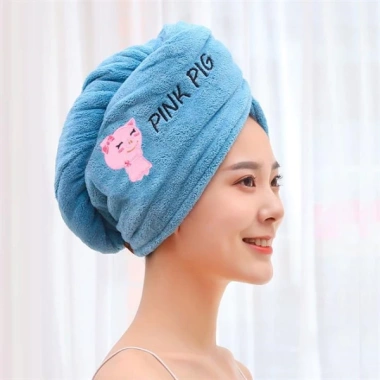 Khăn Quấn Tóc Khô Nhanh, Mềm Mại, Thấm Hút Tốt, 1 Lớp Siêu Tốc, Có Nút Cài, Thêu Hoạt Hình – Giá 35.000đ 10 Khăn Quấn Tóc Khô Nhanh, Mềm Mại, Thấm Hút Tốt, 1 Lớp Siêu Tốc, Có Nút Cài, Thêu Hoạt Hình – Giá 35.000đ 10