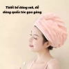 Khăn Quấn Tóc Sóng Nước, Mũ Lau Tóc Nhanh Khô, Cài Nút Tiện Lợi, Nhẹ Êm Da Đầu - 21.900₫ 2