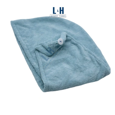 Khăn quấn ủ tóc lông cừu siêu mềm, lau khô nhanh trong 30s - Giá chỉ 35.000đ