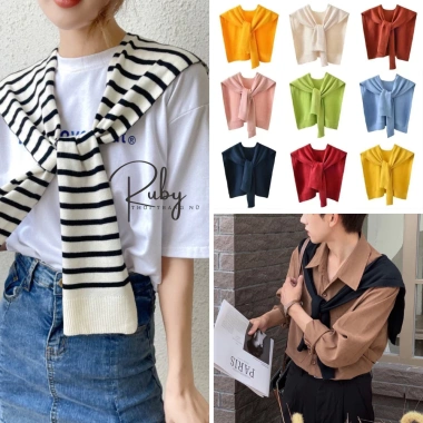 Khăn quàng cổ len nữ kẻ sọc cao cấp, mềm mịn, phong cách Hàn Quốc - Giá chỉ 74.000₫