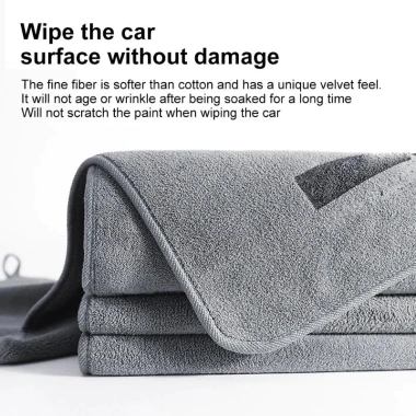 Khăn Rửa Tự Động Microfiber 1/2/3 - Vải Sấy Làm Sạch Ô Tô, Quần Áo Viền - 28.699 VND 6