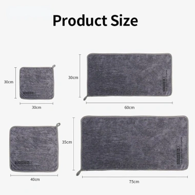Khăn Rửa Tự Động Microfiber 1/2/3 - Vải Sấy Làm Sạch Ô Tô, Quần Áo Viền - 28.699 VND 9
