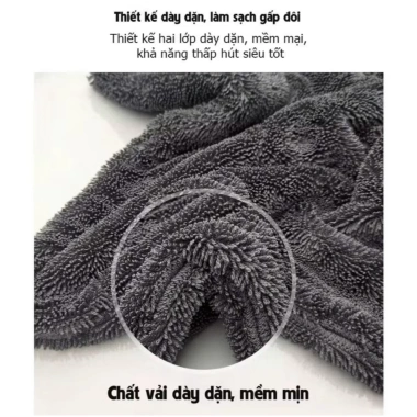 Khăn Siêu Thấm 650/1.200gsm Dạng San Hô Lau Chùi Ôtô Xe Máy Trầy Xước 50.000VND 4