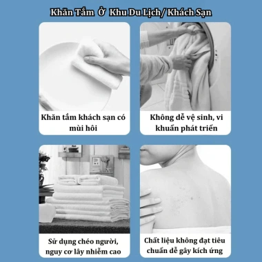 Khăn Tắm 1 Lần Sumi Kháng Khuẩn, Thấm Hút, Mềm Mại, An Toàn Da Chỉ 11.399 VND 8