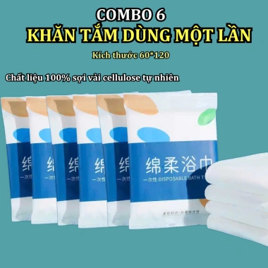 Khăn Tắm 1 Lần Sumi Kháng Khuẩn, Thấm Hút, Mềm Mại, An Toàn Da Chỉ 11.399 VND 10
