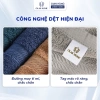 Khăn tắm cotton cao cấp màu xám - siêu thấm hút, mềm mịn, không xù lông, an toàn da nhạy cảm - chỉ 49.000₫ 3