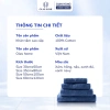 Khăn tắm cotton cao cấp màu xám - siêu thấm hút, mềm mịn, không xù lông, an toàn da nhạy cảm - chỉ 49.000₫ 4
