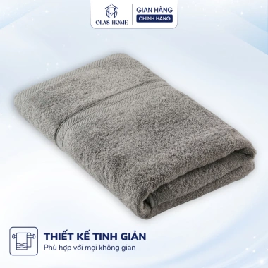 Khăn tắm cotton cao cấp màu xám - siêu thấm hút, mềm mịn, không xù lông, an toàn da nhạy cảm - chỉ 49.000₫ 5 Khăn tắm cotton cao cấp màu xám - siêu thấm hút, mềm mịn, không xù lông, an toàn da nhạy cảm - chỉ 49.000₫ 5