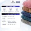 Khăn tắm cotton cao cấp màu xám - siêu thấm hút, mềm mịn, không xù lông, an toàn da nhạy cảm - chỉ 49.000₫ 7