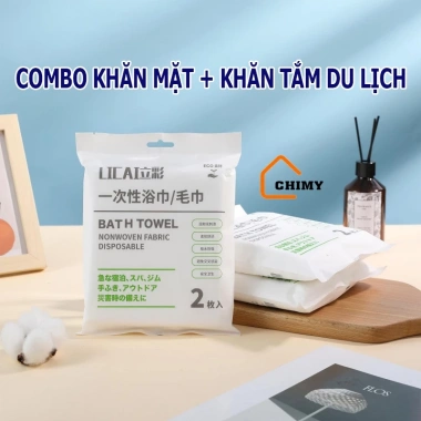 Khăn Tắm Du Lịch CHIMY Sợi Cellulose Dùng 1 Lần - Thấm Hút Mềm Mịn An Toàn Da - 35.000₫ 10