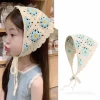 Khăn tam giác ren trùm đầu kiểu Pháp cho bé gái - Đi biển, chụp ảnh, picnic, vải chiffon, 38.500₫ 9