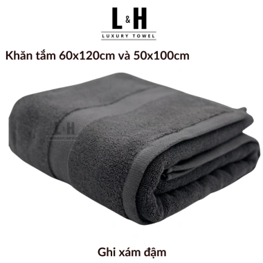Khăn tắm Kokoya cỡ vừa 60x120/50x100 cao cấp xuất Hàn, thấm hút nhanh, không bám bông, dày dặn 70.000 VND