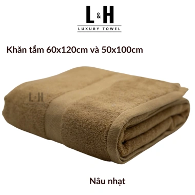 Khăn tắm Kokoya cỡ vừa 60x120/50x100 cao cấp xuất Hàn, thấm hút nhanh, không bám bông, dày dặn 70.000 VND