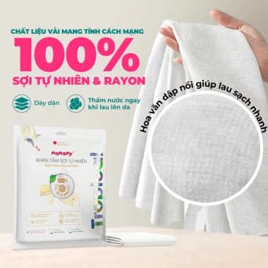Khăn Tắm Mamamy 70x100 / 70x140 cm 100% Cotton - Mềm mại, Thấm hút, Kháng khuẩn, Giá chỉ 28.000₫ 5