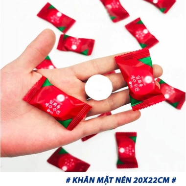 Khăn tắm nén du lịch 90g Cotton 70x140cm, dày dặn, thấm hút nhanh, dùng 1 lần, giá chỉ 5.000đ