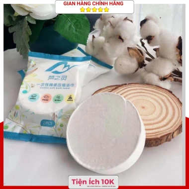 Khăn Tắm Nén Du Lịch Khổ Lớn 70x140 - Dùng 1 Lần Tiện Lợi, Giá 19.700₫