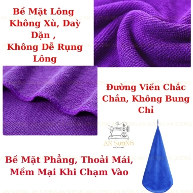Khăn tắm spa massage 70x140cm Microfiber không xù, không đỗ lông - Giá 65.000₫ 3