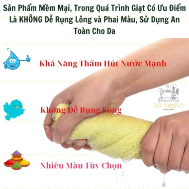 Khăn tắm spa massage 70x140cm Microfiber không xù, không đỗ lông - Giá 65.000₫ 4