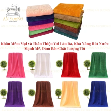 Khăn tắm spa massage 70x140cm Microfiber không xù, không đỗ lông - Giá 65.000₫ 5