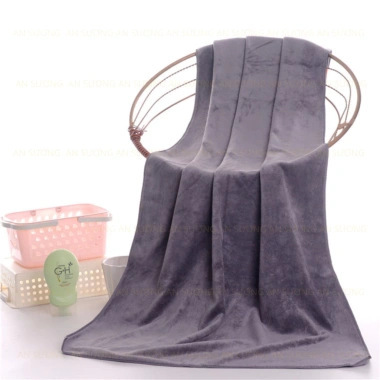 Khăn tắm spa massage 70x140cm Microfiber không xù, không đỗ lông - Giá 65.000₫ 8