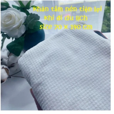 Khăn tắm viên nén Chim Xanh du lịch 70x140cm Siêu nhẹ thấm nhanh chỉ 20.000₫