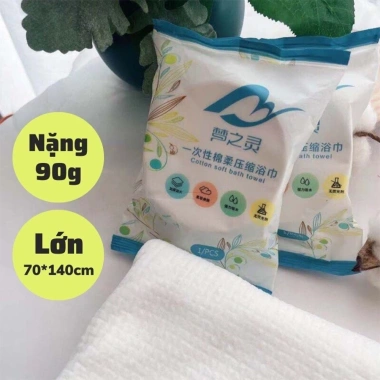 Khăn Tắm Viên Nén Du Lịch Nhỏ Gọn Cotton – Siêu Tiện Lợi, Dùng Nhiều Lần, Giá 11.200đ