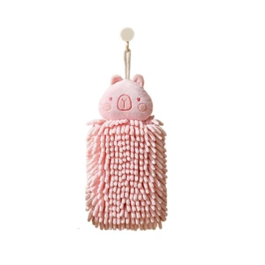 Khăn tay treo Capybara SDFG - Chenille khô nhanh, mềm, dành nhà bếp & phòng tắm