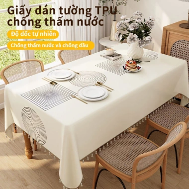 Khăn Trải Bàn Cao Cấp Chống Thấm Nước Kiểu Pháp Vải Dã Ngoại Trang Trí Bàn Cafe, Bàn Ăn, Tiện Dụng 5 Khăn Trải Bàn Cao Cấp Chống Thấm Nước Kiểu Pháp Vải Dã Ngoại Trang Trí Bàn Cafe, Bàn Ăn, Tiện Dụng 5