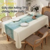 Khăn Trải Bàn Cao Cấp Chống Thấm Nước Kiểu Pháp Vải Dã Ngoại Trang Trí Bàn Cafe, Bàn Ăn, Tiện Dụng 9