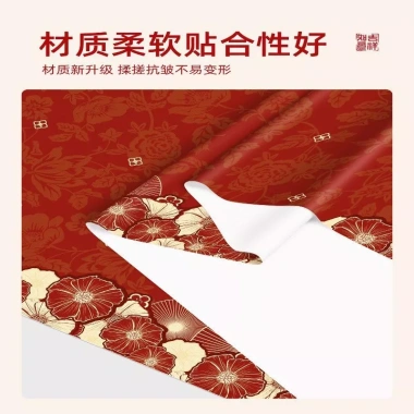 Khăn trải bàn Tết Nguyên Đán 2.026 màu đỏ không giặt, chống thấm nước & dầu, lễ hội mới