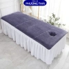 Khăn trải giường massage spa có lỗ úp mặt, mềm mịn, thấm hút tốt, chỉ 28.000₫ 2