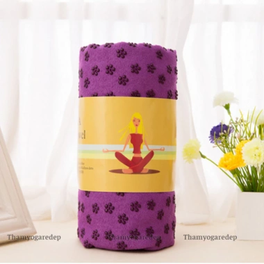 Khăn Trải Thảm Yoga Hạt Cao Su Non Siêu Bền - Giá 159.000, Tặng Túi Đựng